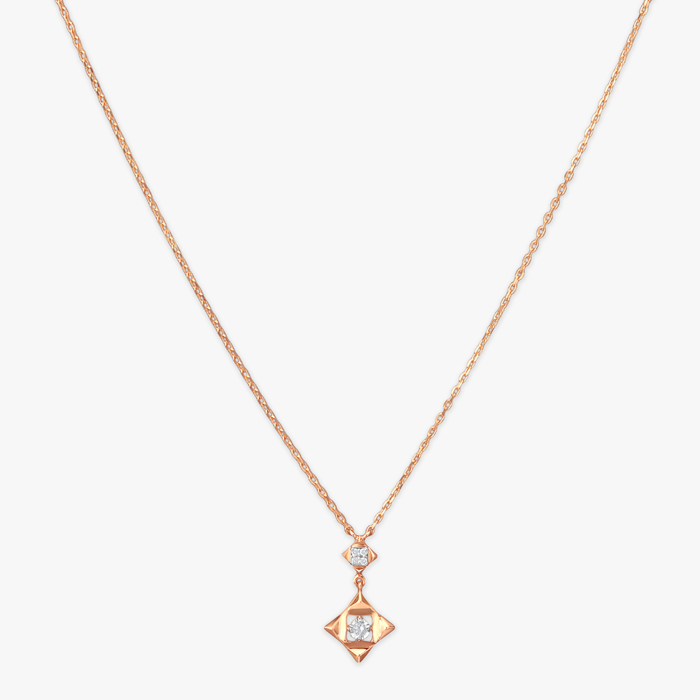 Void Frame Diamond Pendant with Chain,,hi-res image number null
