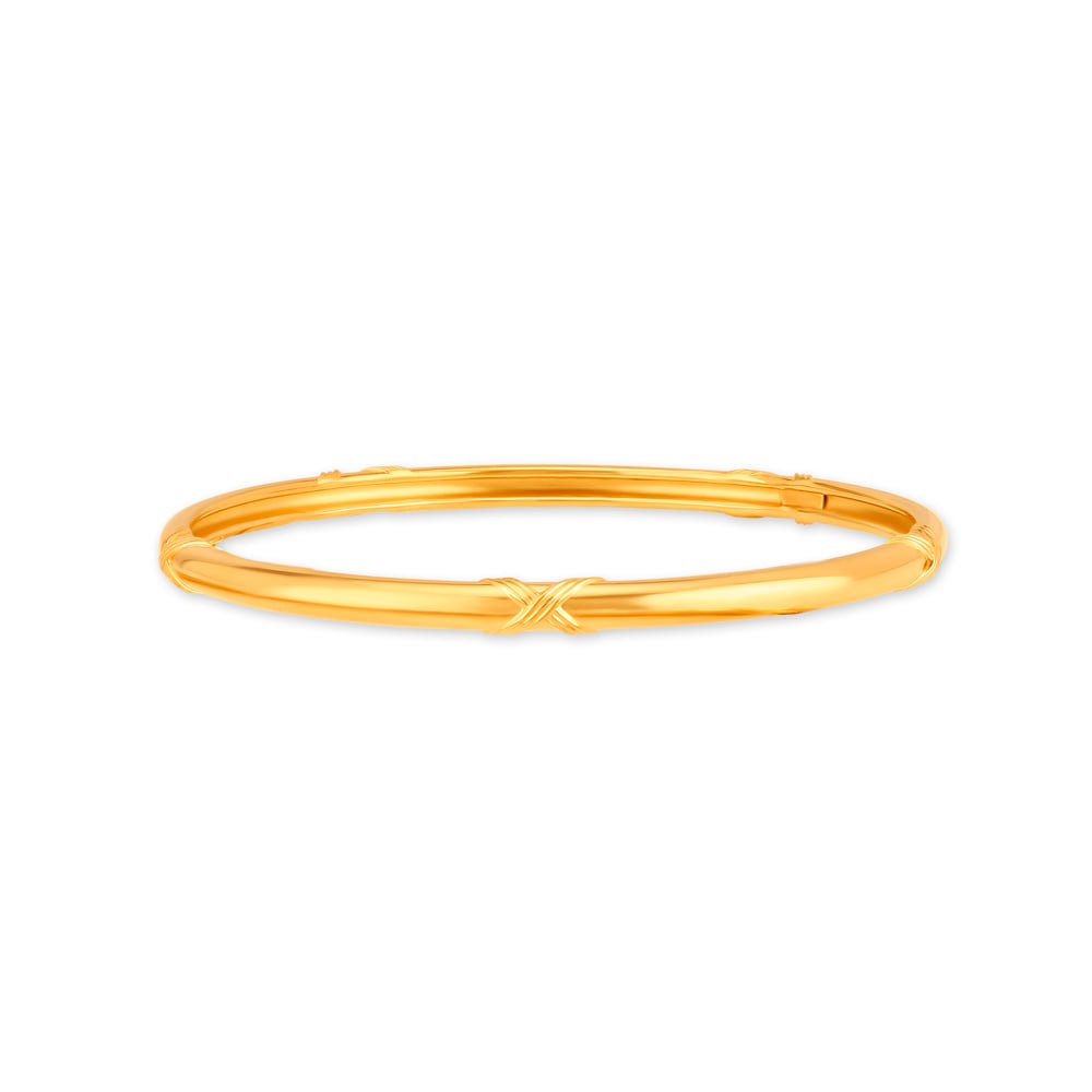 Twined Beauty Gold Bangles,,hi-res image number null
