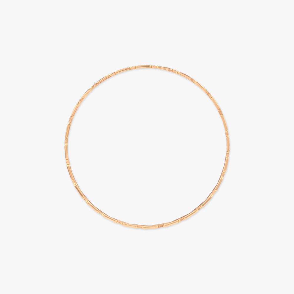 Ribbon Zigzag Gold Bangles,,hi-res image number null