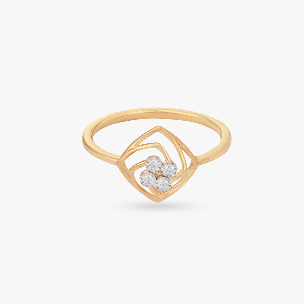 Framed Spark Diamond Ring,,hi-res image number null