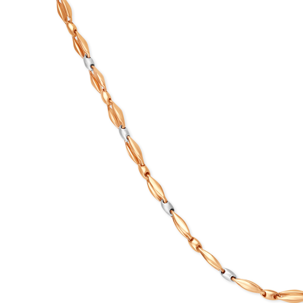 Stunning Modern Dual Tone Gold Chain for Men,,hi-res image number null