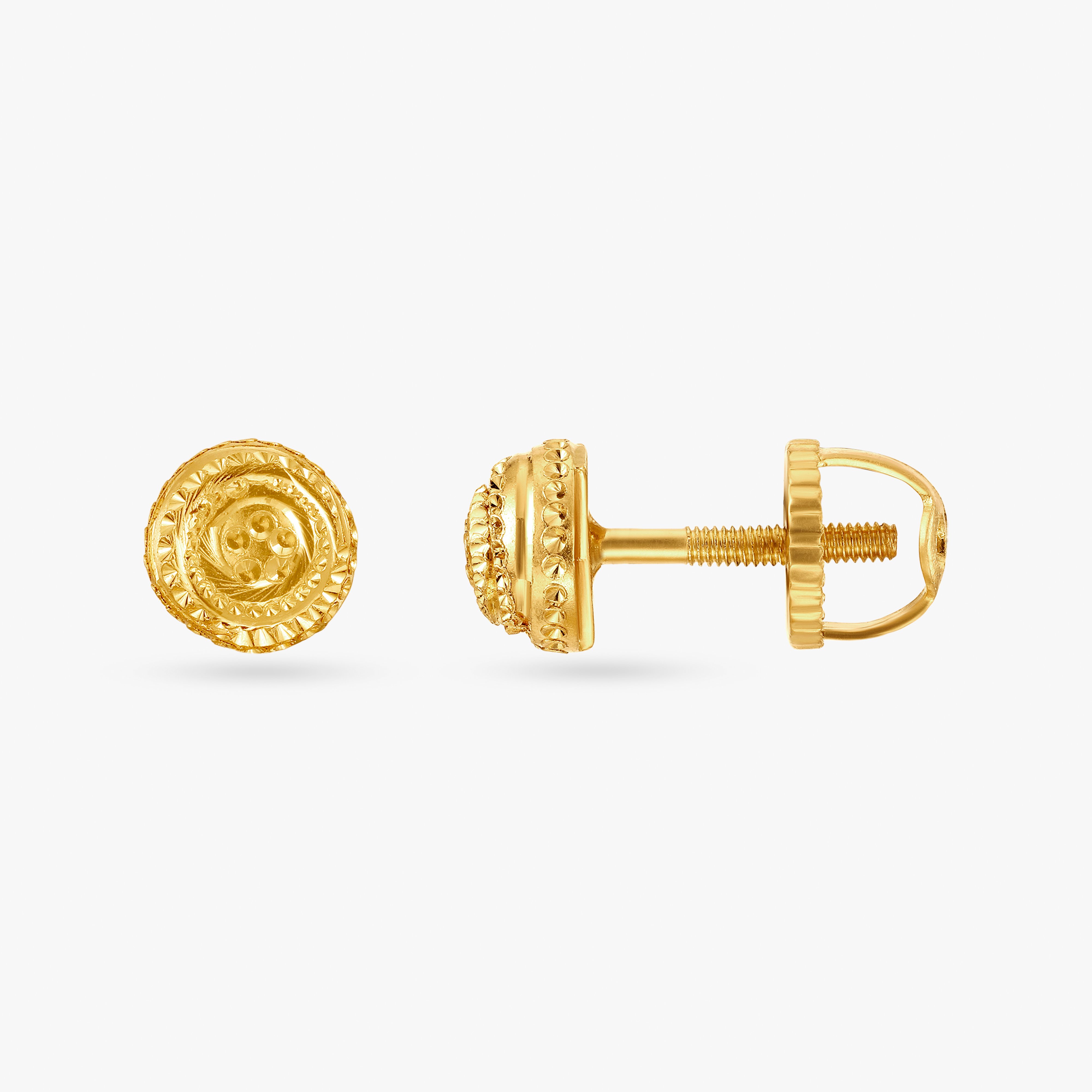 Beguiling 22 Karat Yellow Gold Overlapping Bell Jhumkas,,hi-res image number null