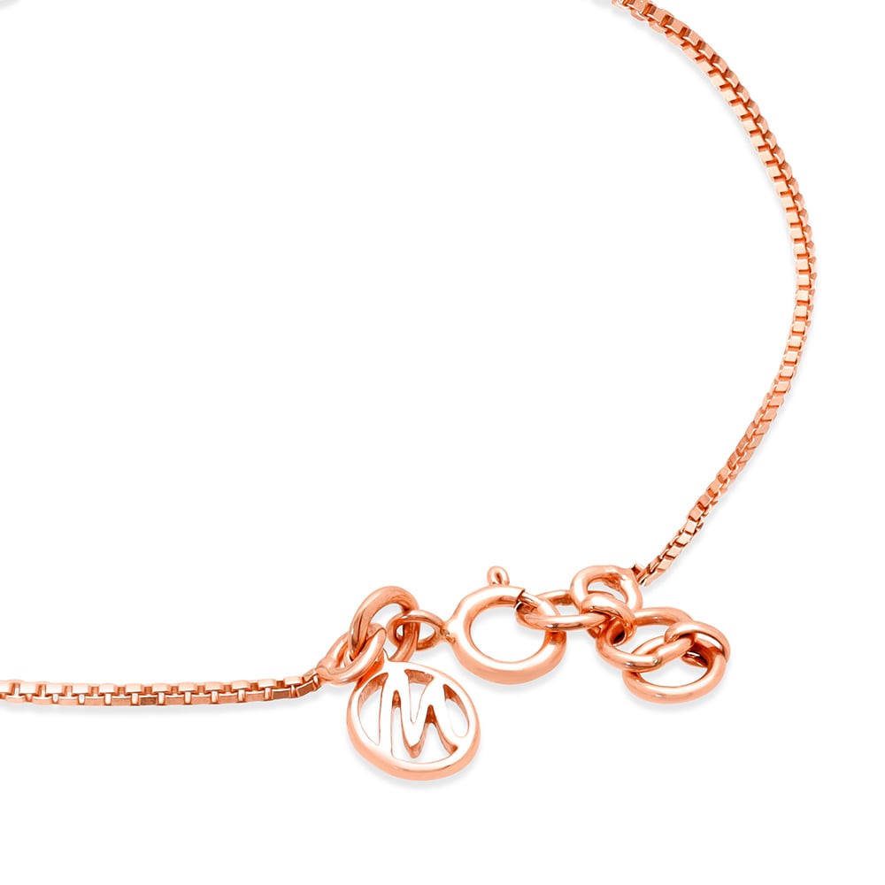 14KT Rose Gold Dainty Diamond Bracelet,,hi-res image number null