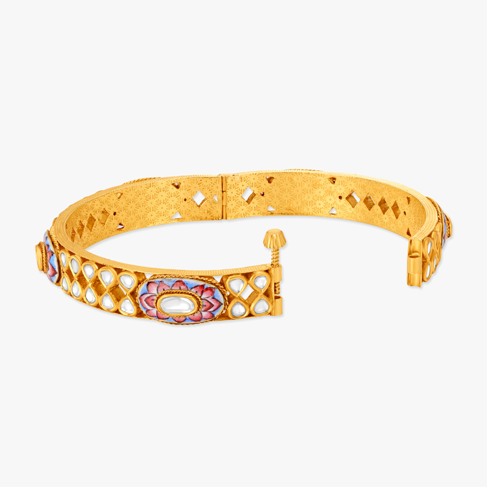 Alankrit Polki Bangle,,hi-res image number null