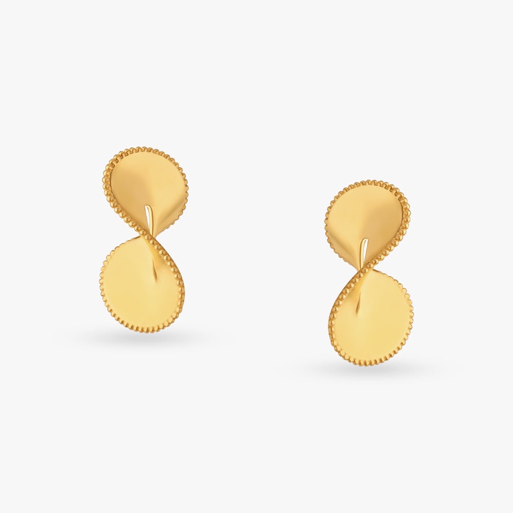 Modern Filigree Stud Earrings,,hi-res image number null