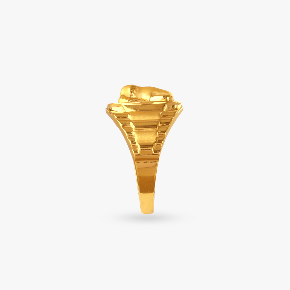 Panther Power Gold Ring for Men,,hi-res image number null
