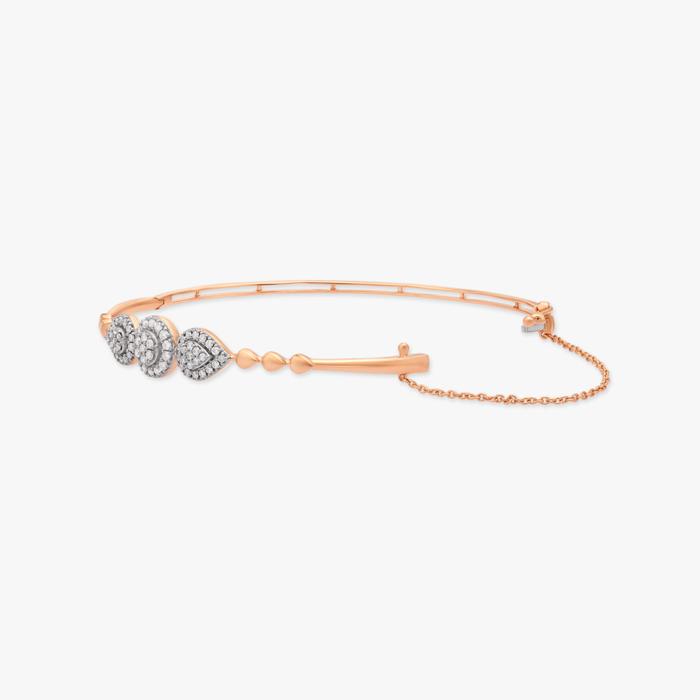 Rolling Droplets Diamond Bangle,,hi-res image number null