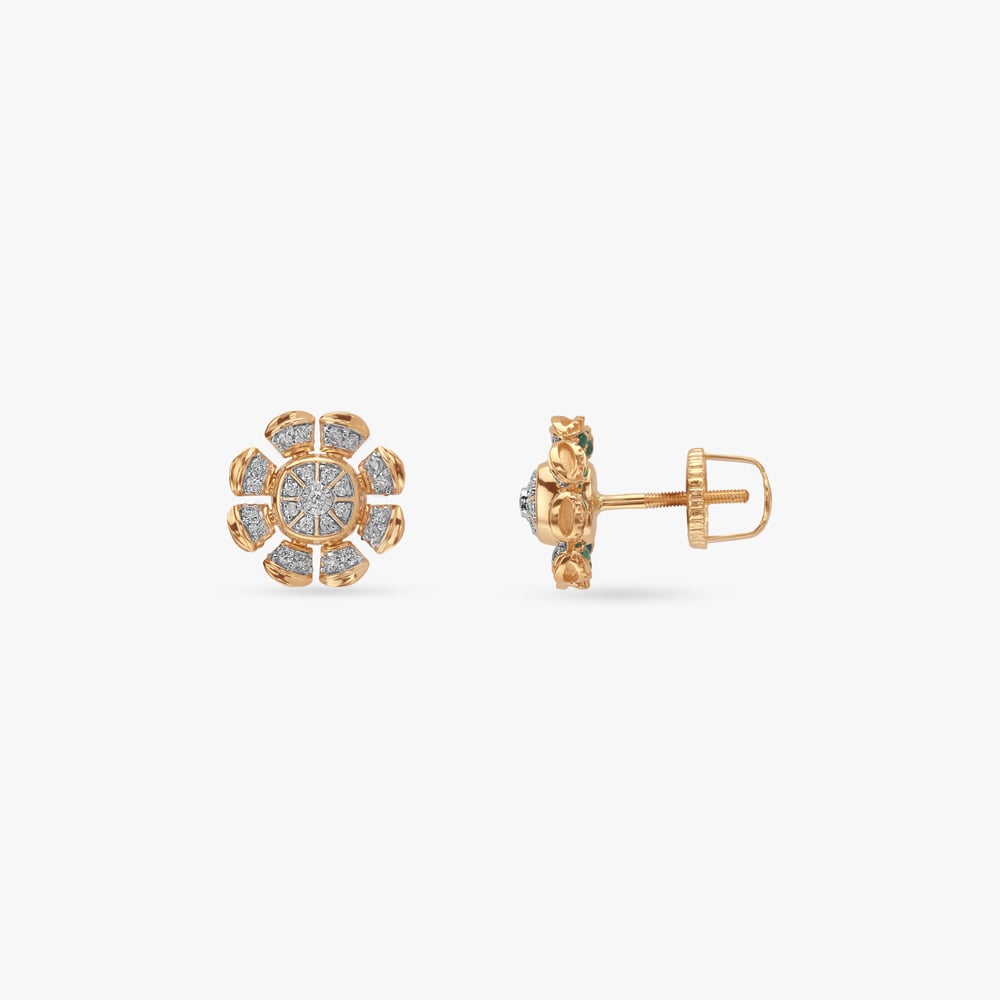 Enchanted Flip Diamond Stud Earrings,,hi-res image number null