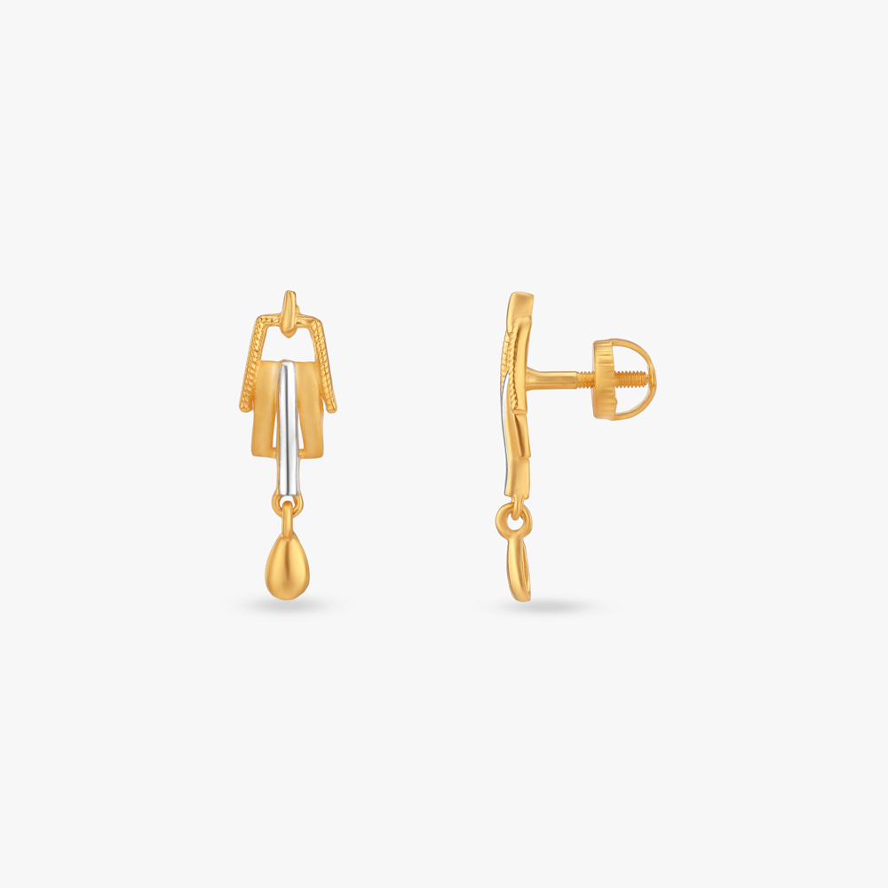 Sparkly Arc Drop Earrings for Kids,,hi-res image number null