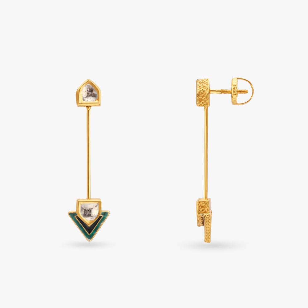 Chic Geometric Drop Earrings,,hi-res image number null