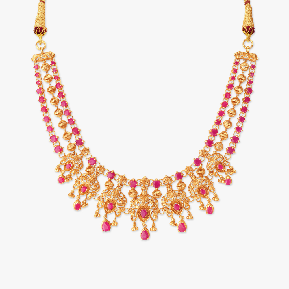 Royal Blossom Necklace set,,hi-res image number null