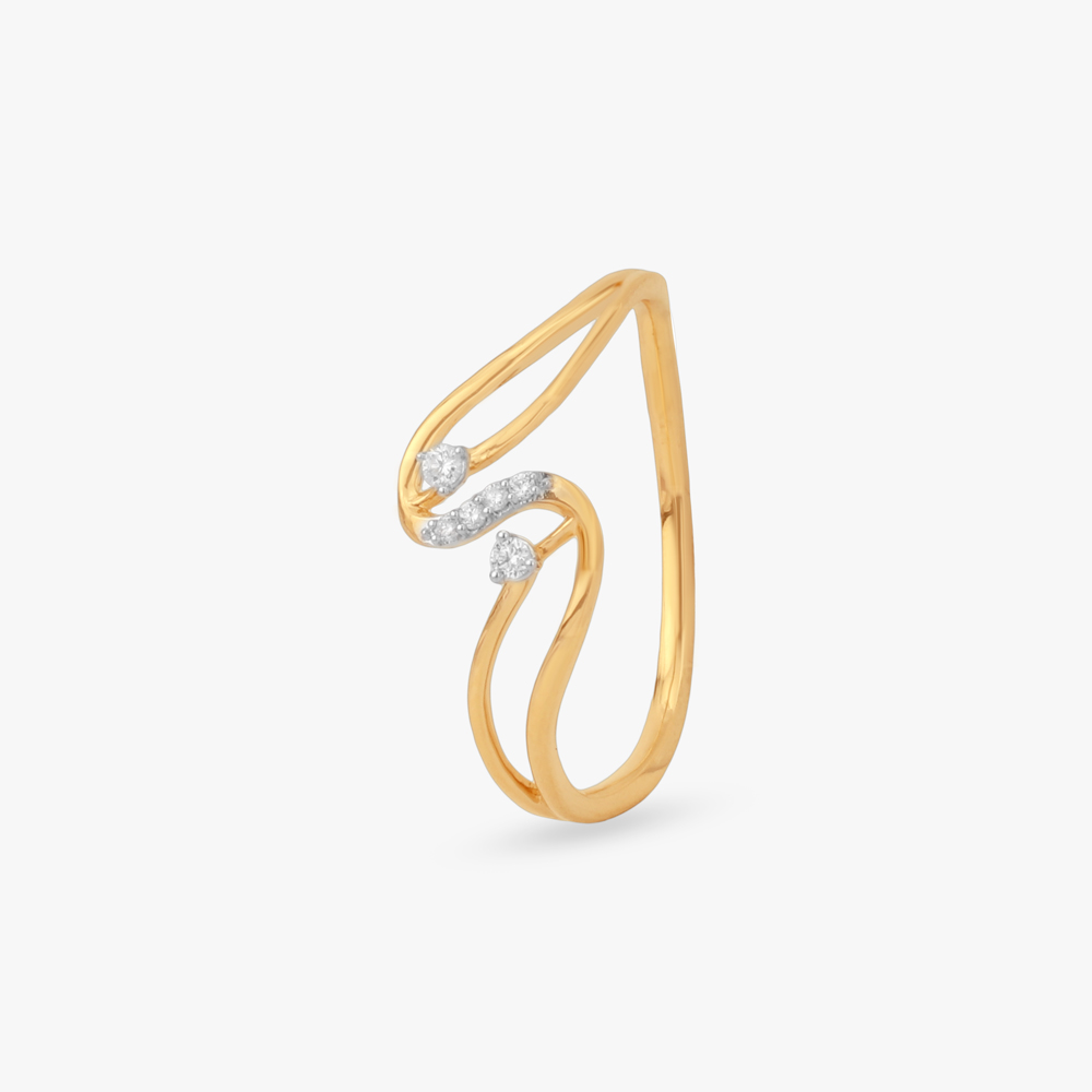 Twin Flow Diamond Ring,,hi-res image number null