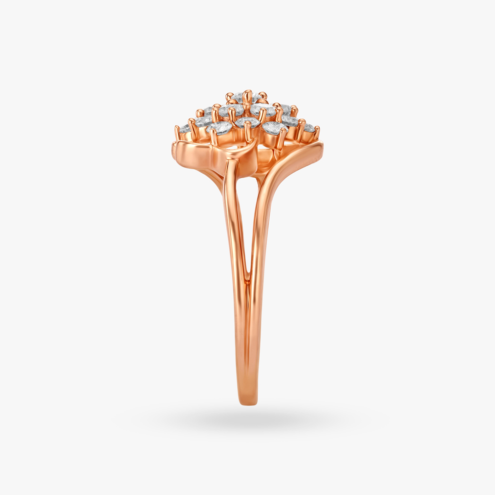 Floral Fantasy Diamond Finger Ring,,hi-res image number null