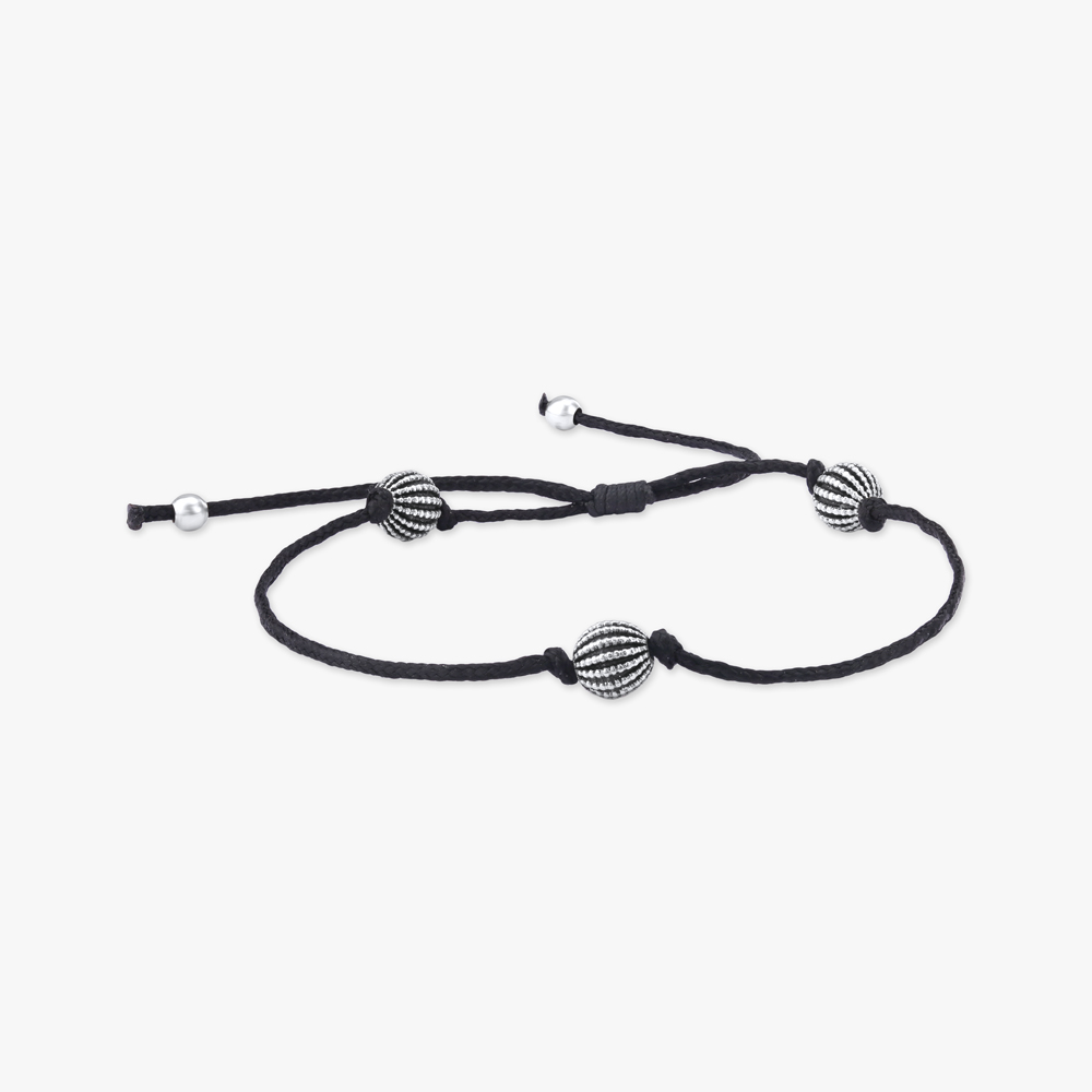 Barrel Beat Silver Anklet,,hi-res image number null