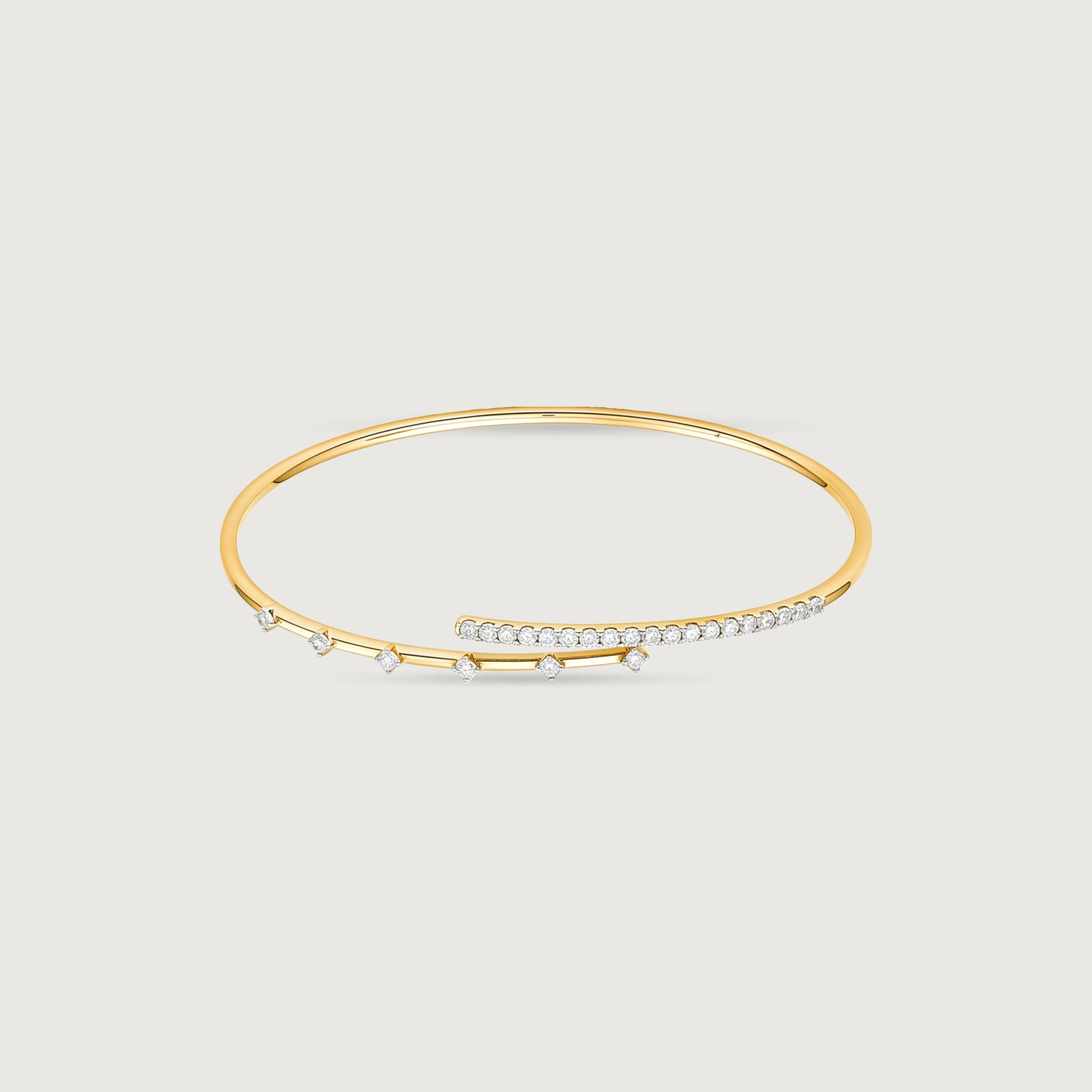 Sleek Balance Diamond Bangle,,hi-res image number null