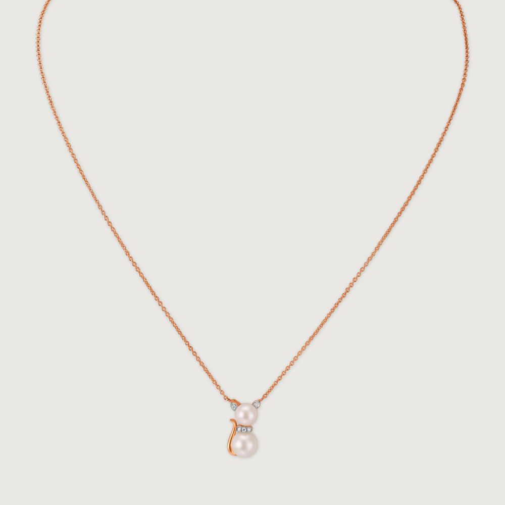 Timeless Elegance Pearl & Diamond Necklace,,hi-res image number null
