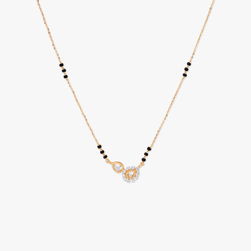 Aura Rhythm Diamond Mangalsutra,,hi-res image number null