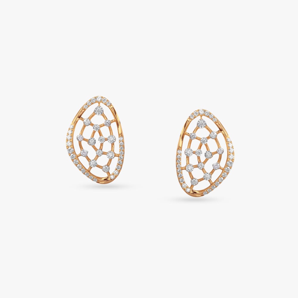 Sculpted Sparkle Diamond Pendant and Earrings Set,,hi-res image number null