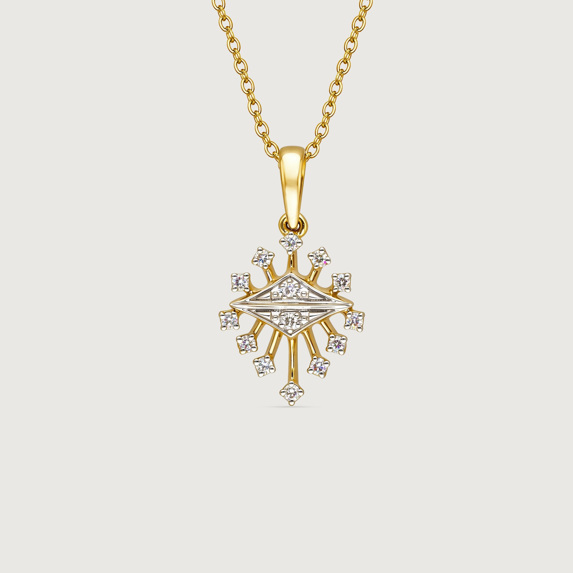 Radiant Harmony Diamond Pendant,,hi-res image number null