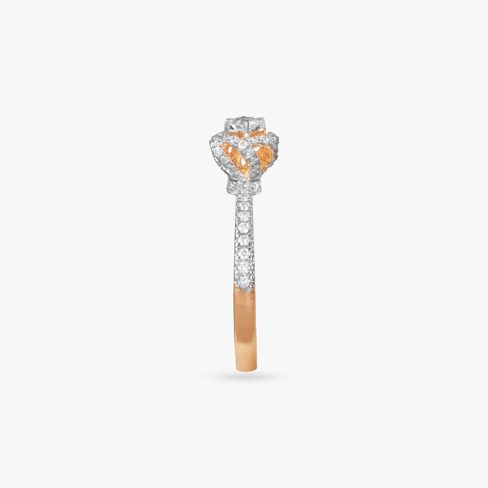 Floral Sparkle Diamond Ring,,hi-res image number null