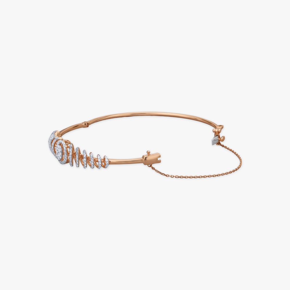 Luxe Curves Diamond Bangle,,hi-res image number null