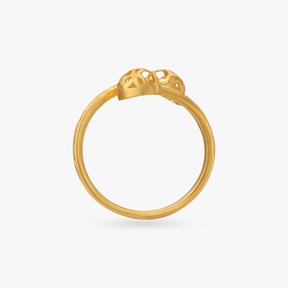Twin Orb Gold Ring,,hi-res image number null