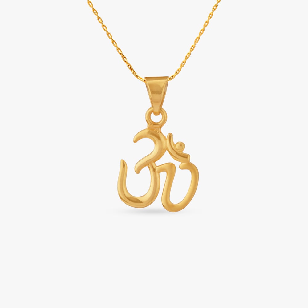 

Sacred Om Gold Pendant