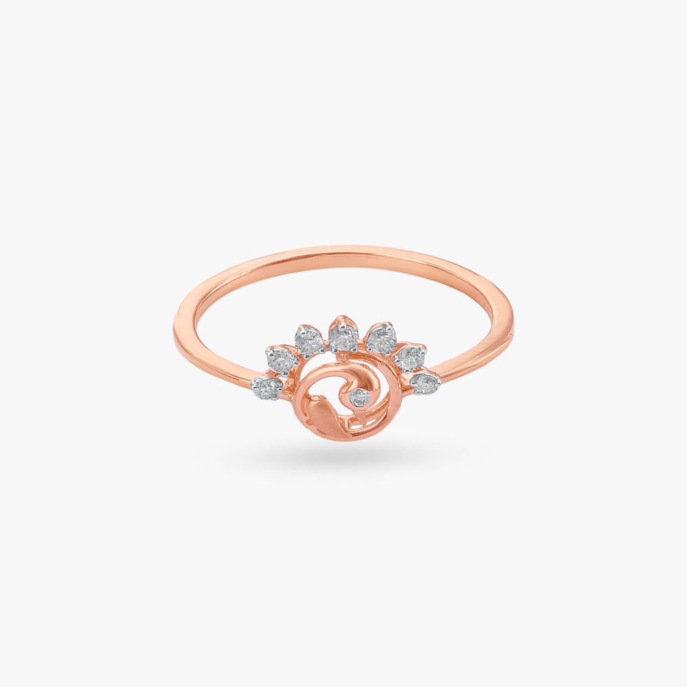 Peacock Glint Diamond Ring,,hi-res image number null