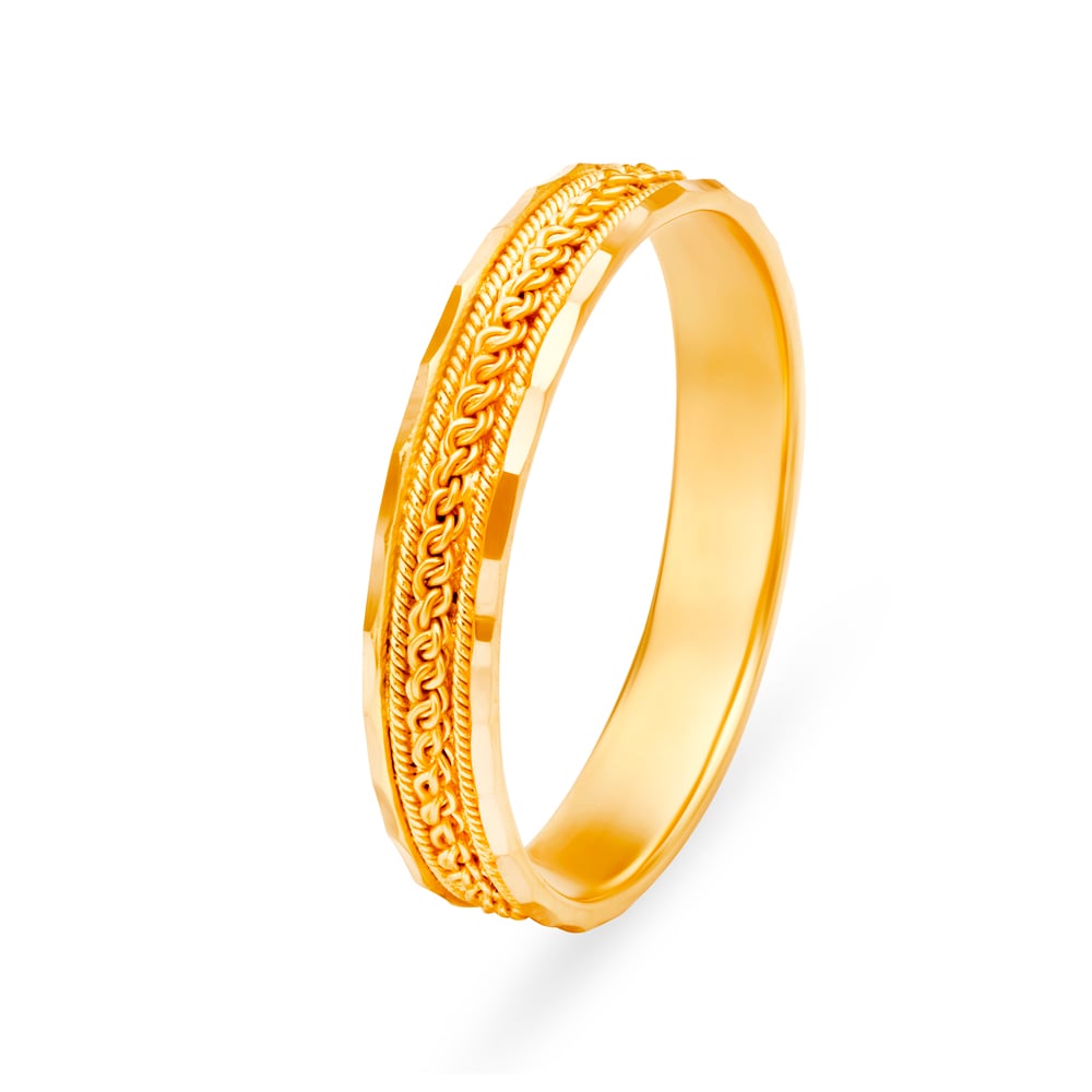 Fascinating 22 Karat Yellow Gold Finger Ring