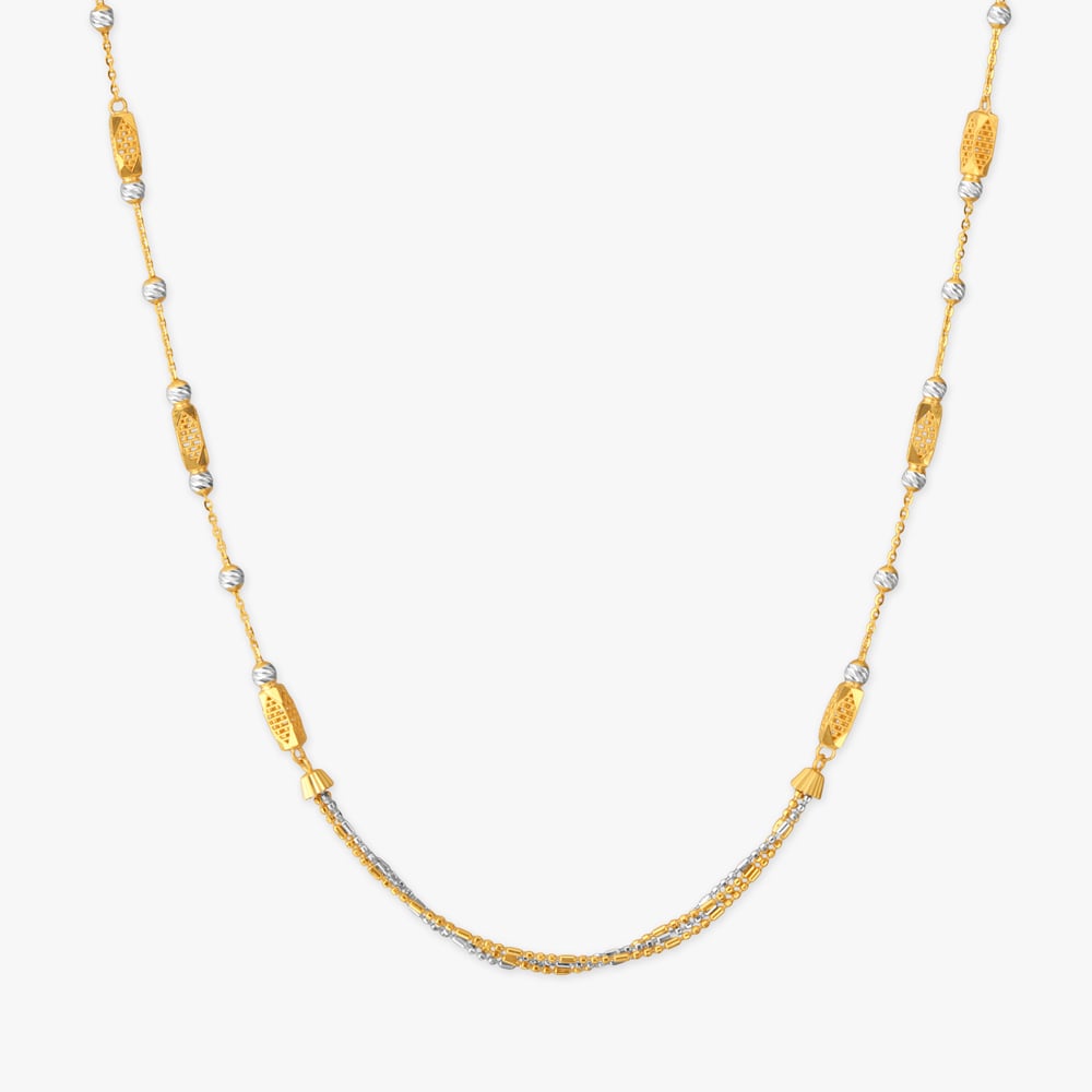 Oval Bead Station Chain,,hi-res image number null