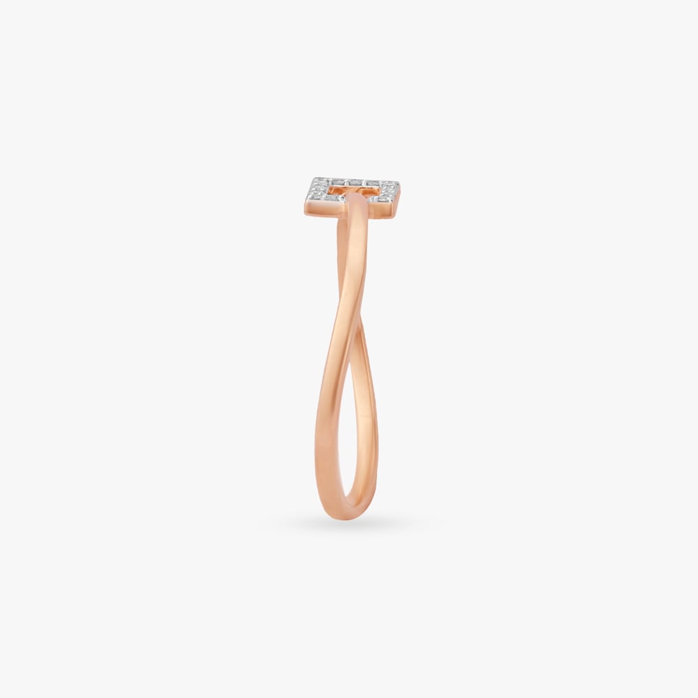 Square Buckle Diamond Ring,,hi-res image number null