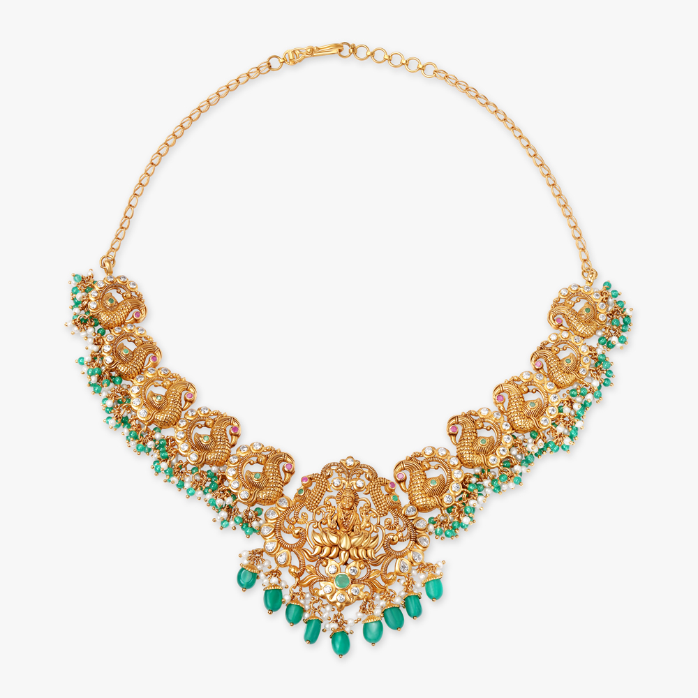 Blissful Gold Necklace Set,,hi-res image number null