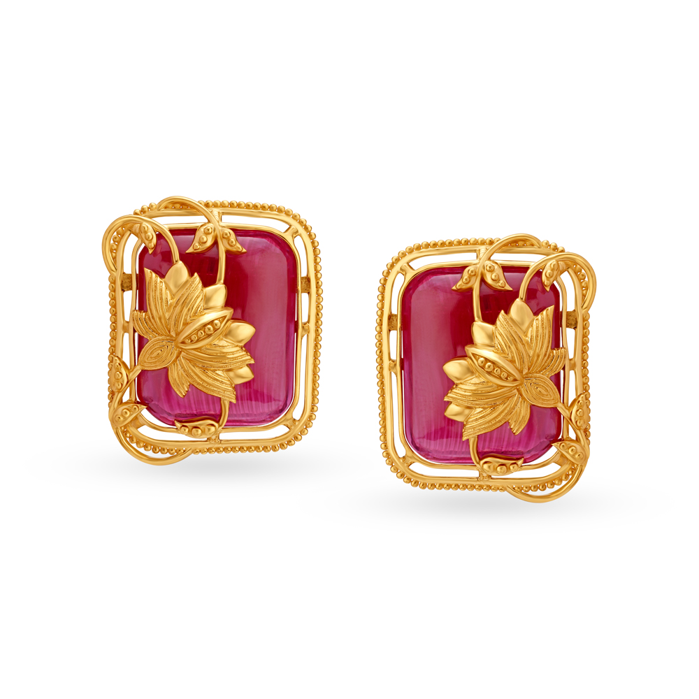 Top 91+ gold stud earrings in tanishq super hot - esthdonghoadian