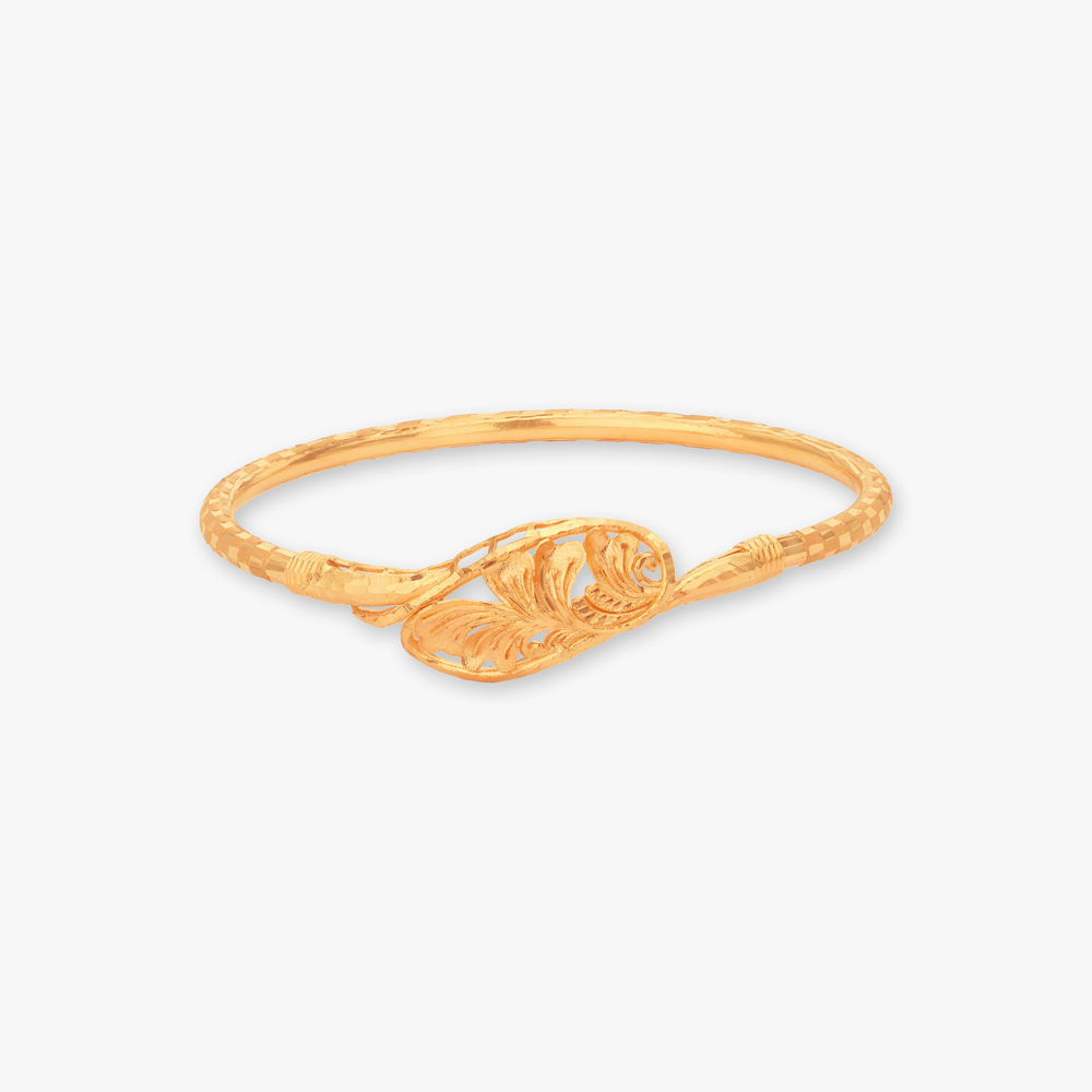 Jamdani Tale Loha Gold Bangle,,hi-res image number null