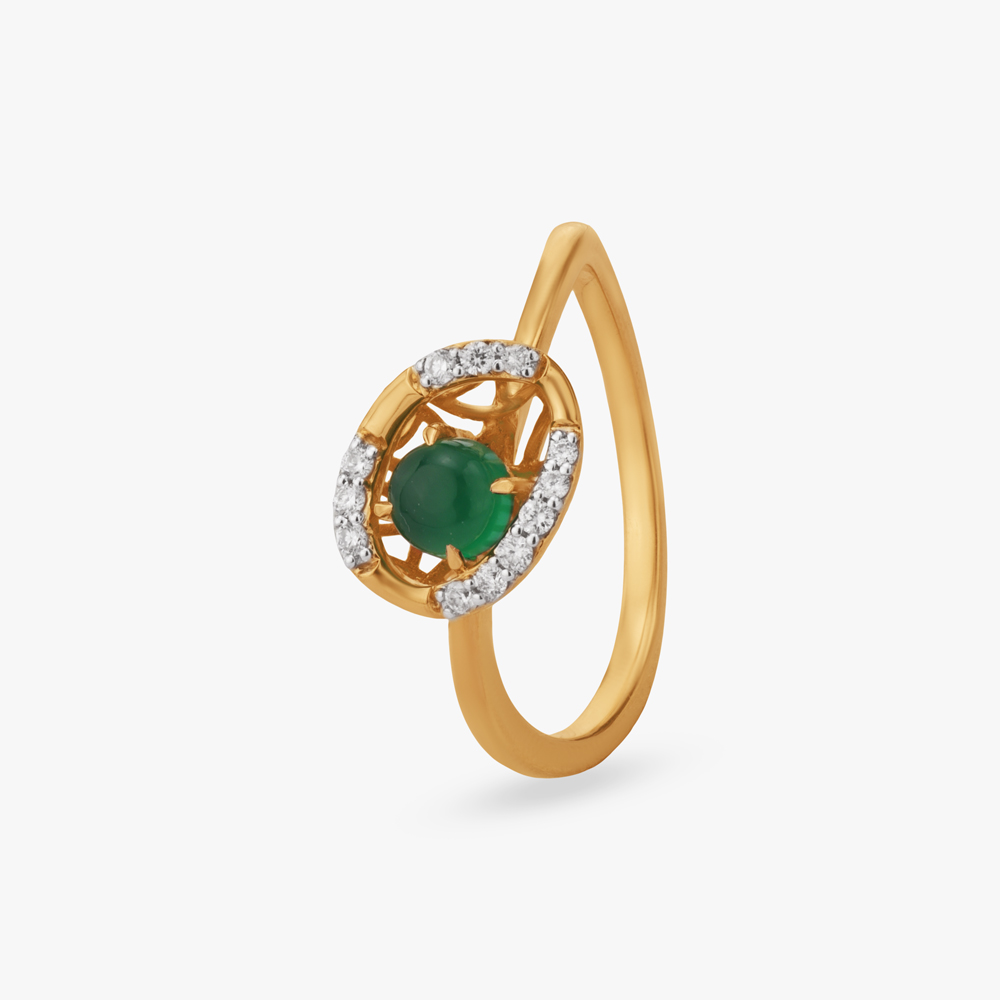 Modern Halo Diamond Ring,,hi-res image number null