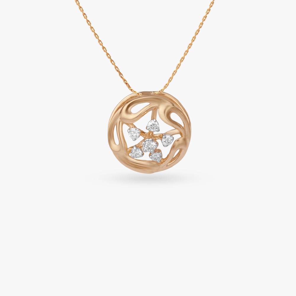 

Star Bloom Diamond Pendant