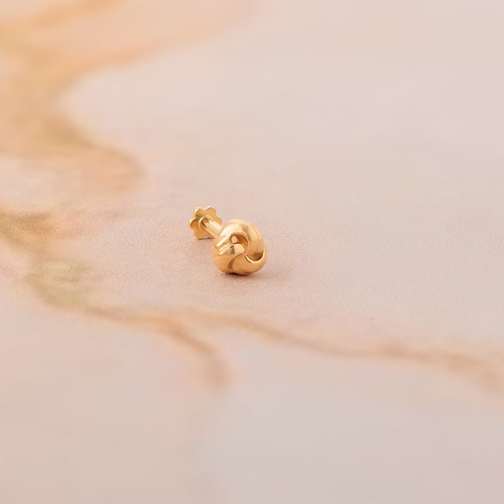 Classic Elegance Gold Nose Pin,,hi-res image number null