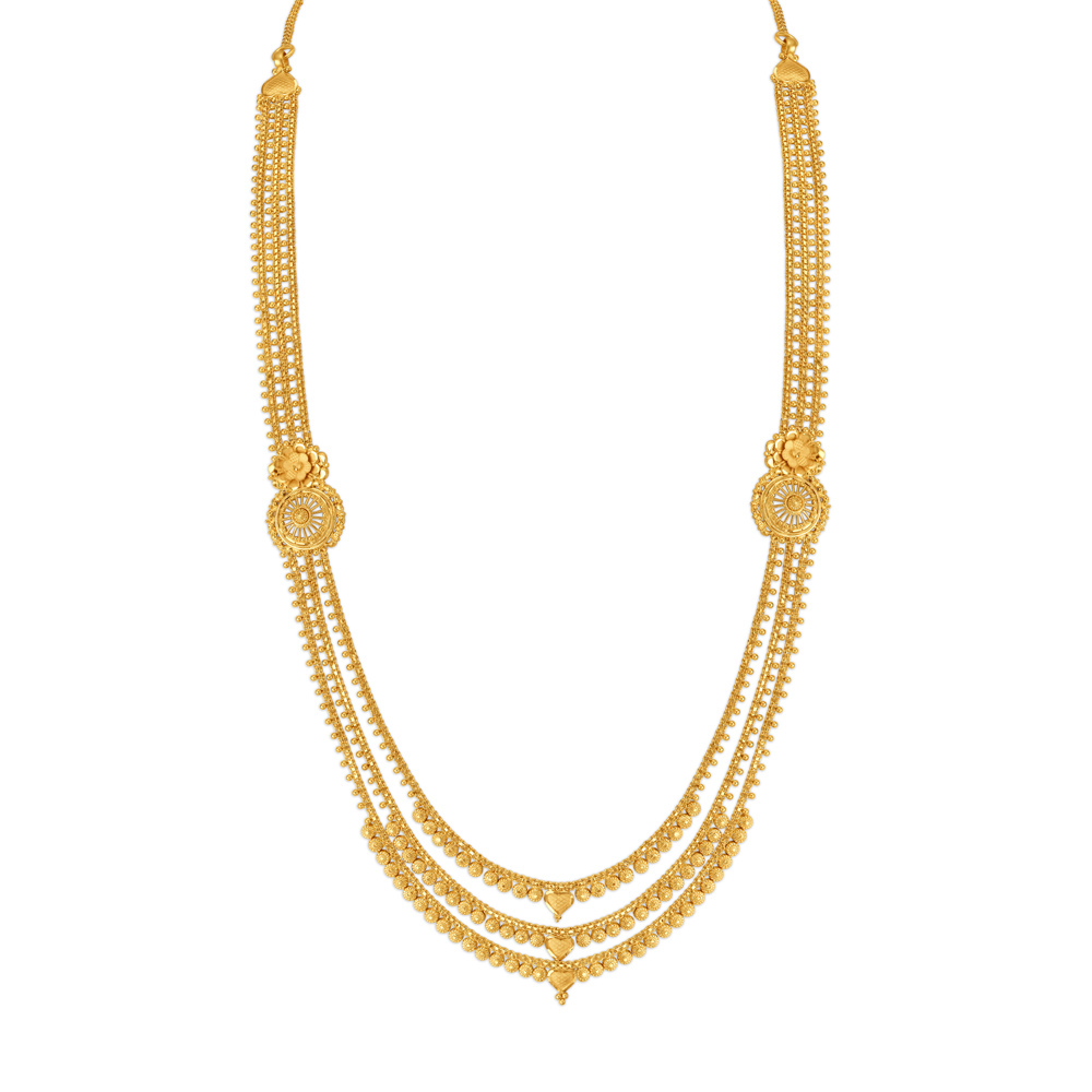 Regal Intricate Gold Rani Haar for the Marathi Bride,,hi-res image number null