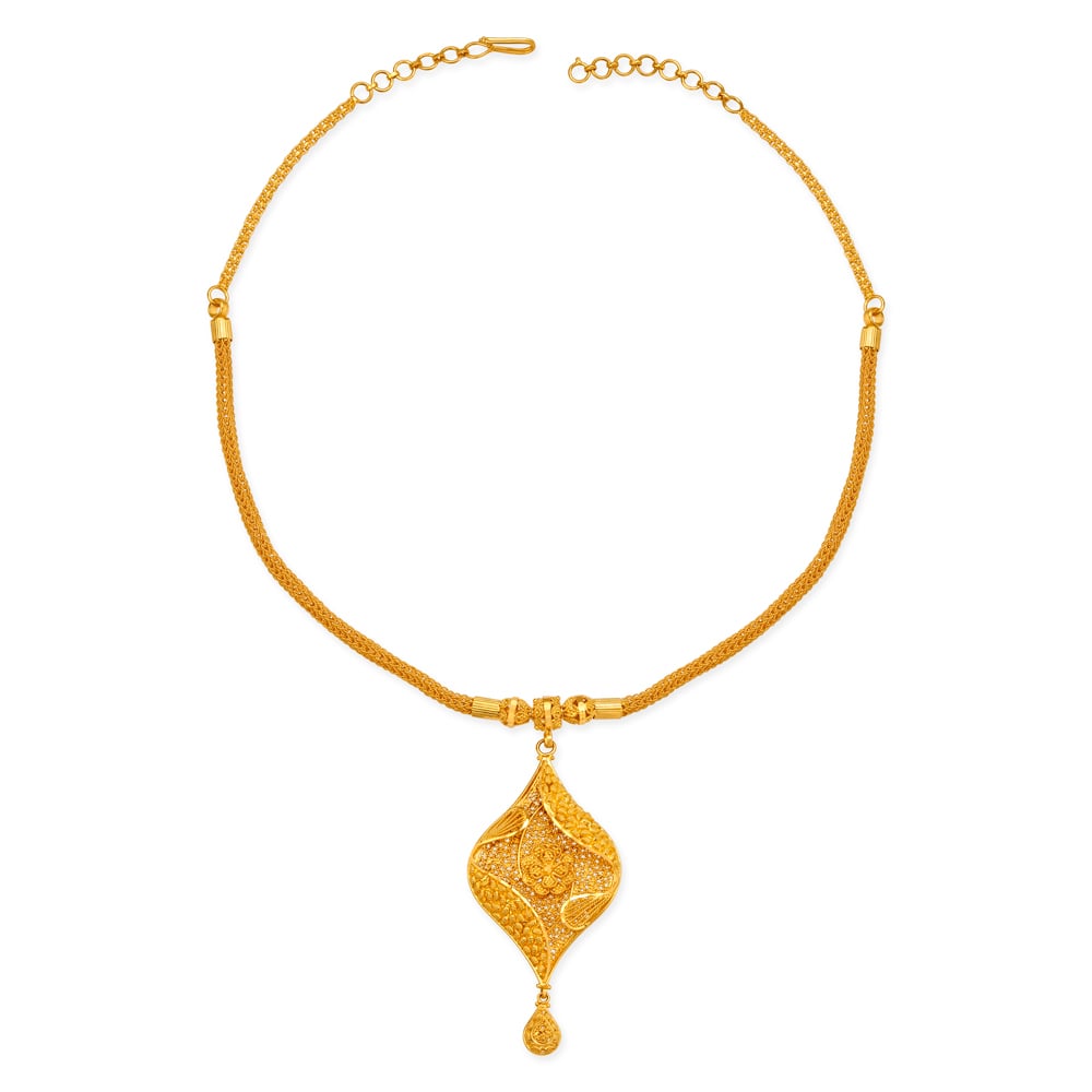 Buy Mansiyaorange Party Wedding Wear One g Gold Original Wax Forming Work  Premium Long Haram Golden Necklace Set Jewellery For Women(9 inch LONG)  Online at Low Prices in India - Paytmmall.com