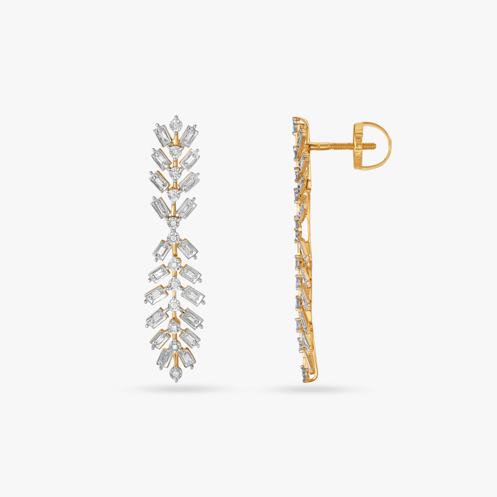 Glimmering Wave Diamond Necklace Set,,hi-res image number null