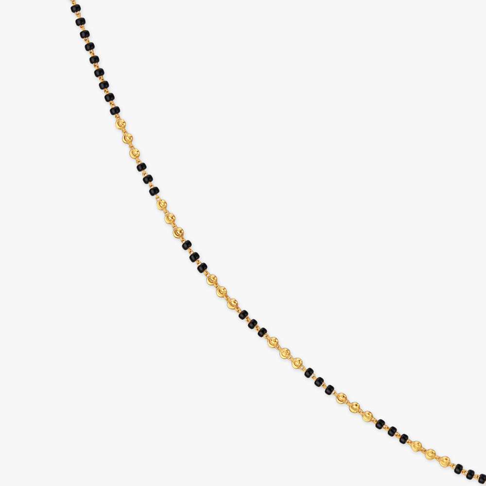Swirl Harmony Gold Mangalsutra Chain,,hi-res image number null