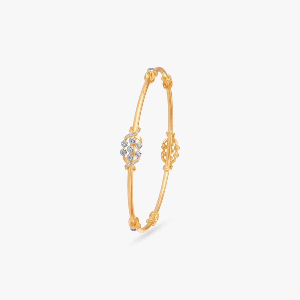 Graceful Cluster Diamond Bangle,,hi-res image number null