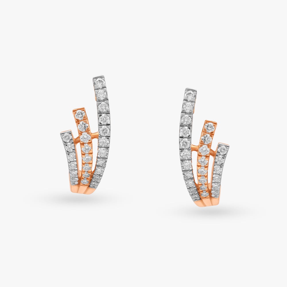 

Subtle Shimmer Diamond Stud Earrings