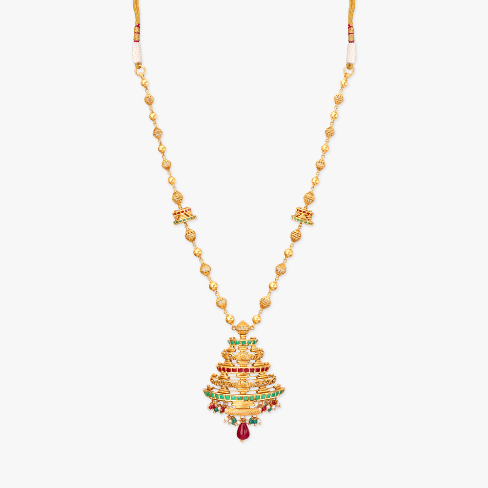 Divine Glow Gold Necklace set,,hi-res image number null