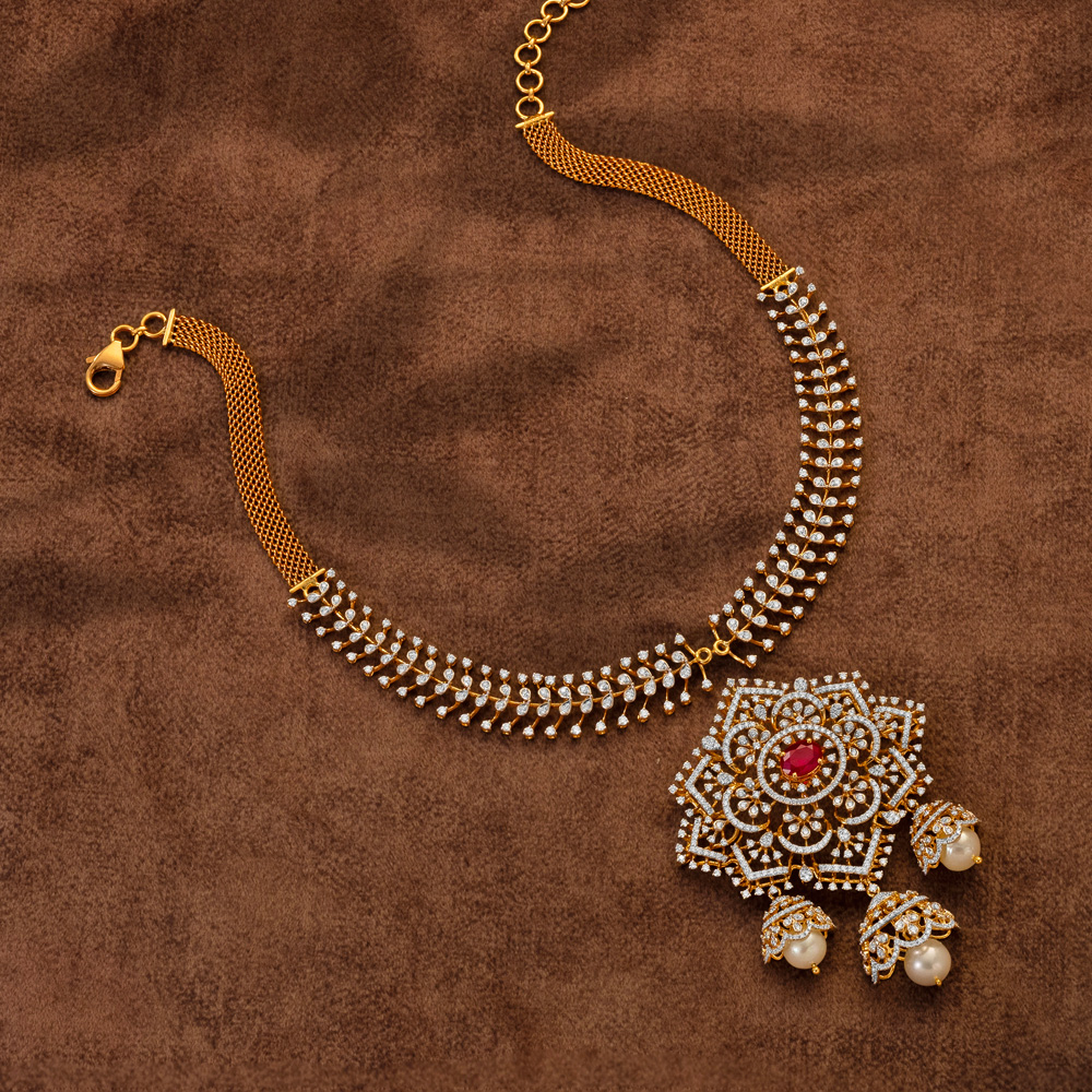 Versatile Heirloom Diamond Necklace Set,,hi-res image number null