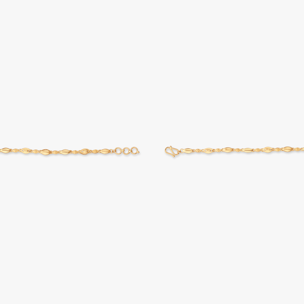 Oval Link Gold Bracelet,,hi-res image number null