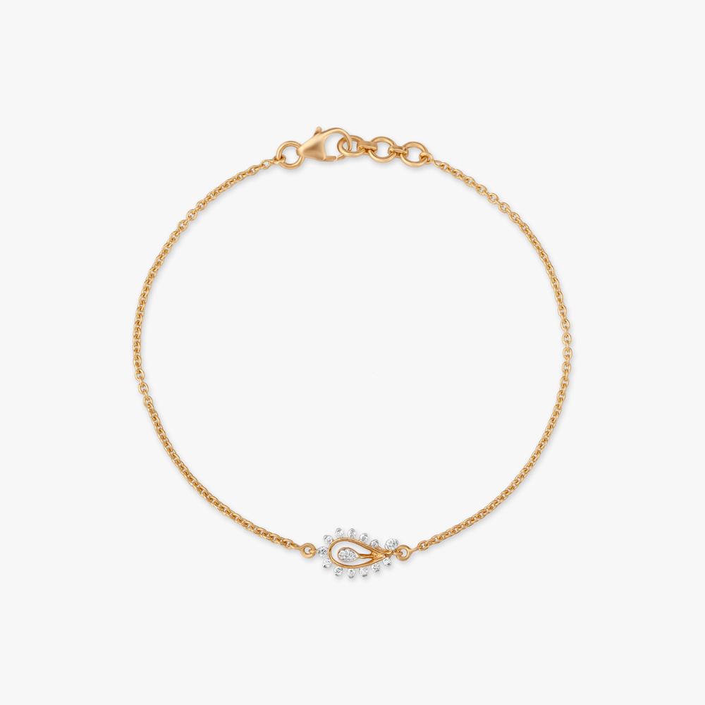 Paisley Bloom Diamond Bracelet,,hi-res image number null