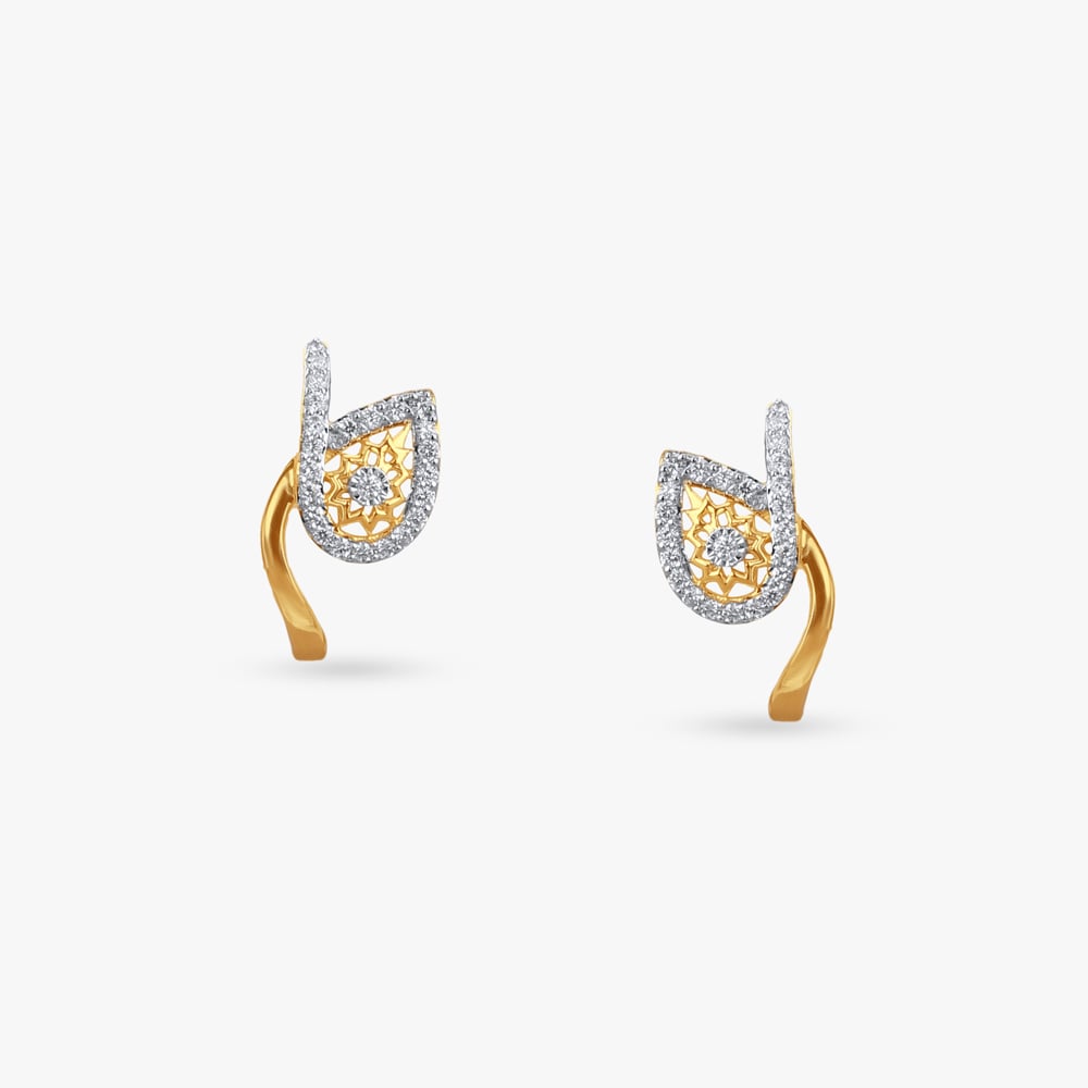 Dewdrop Radiance Diamond Hoop Earrings,,hi-res image number null