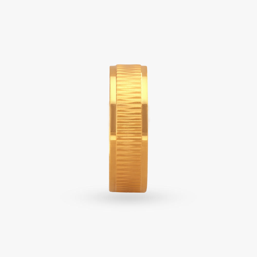 Fine Texture Gold Ring,,hi-res image number null