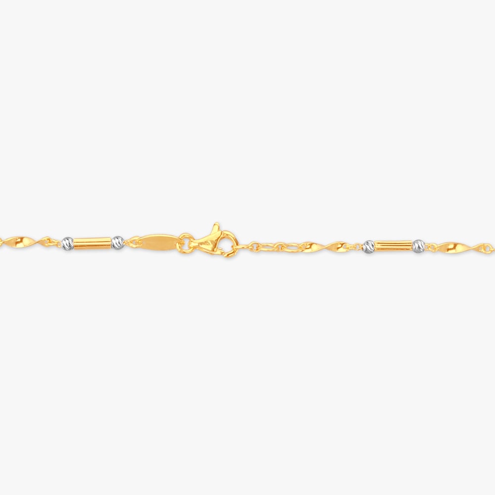 Swirl Link Gold Chain,,hi-res image number null